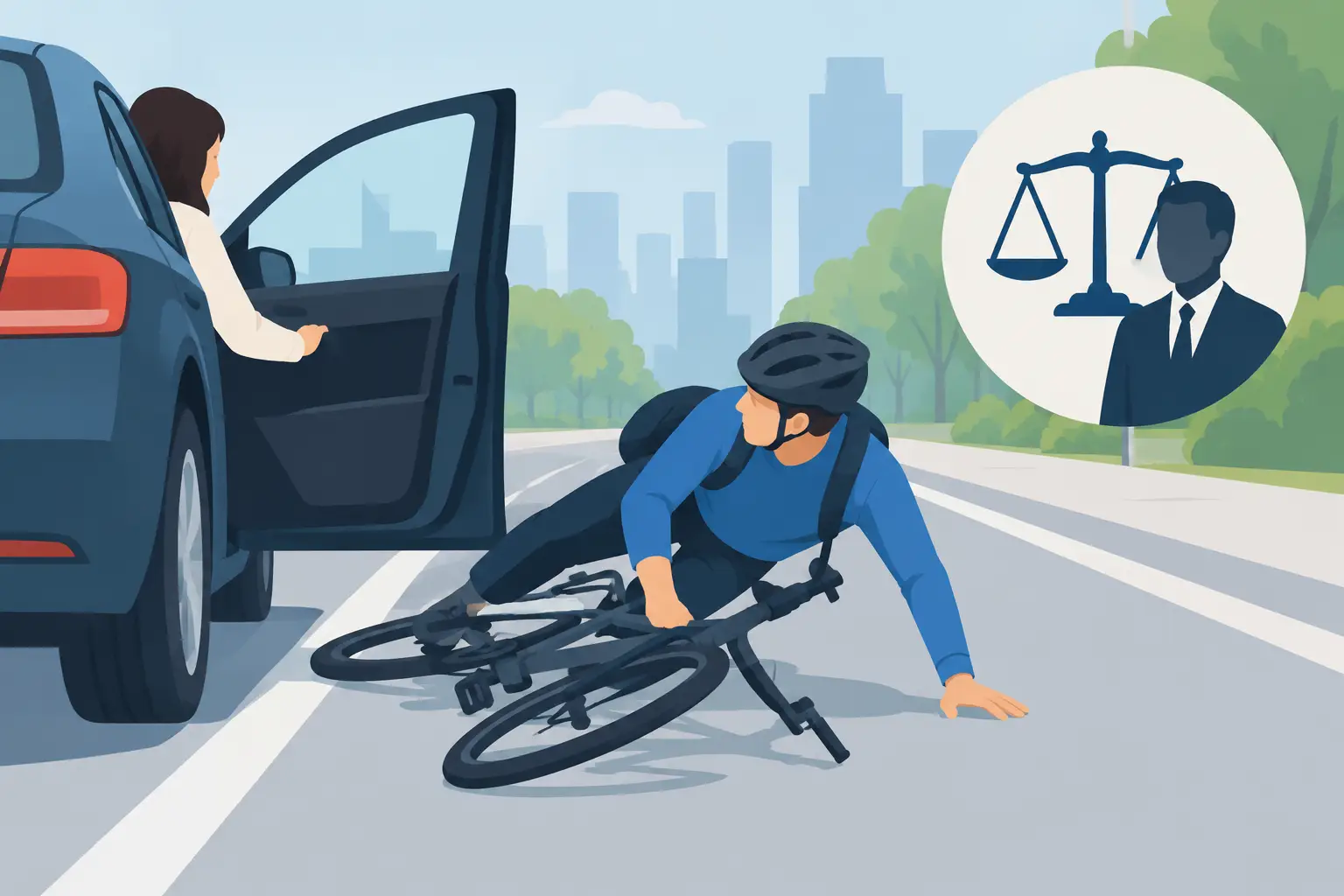 Bicycle Dooring Accident Lawyer: What to Do Next