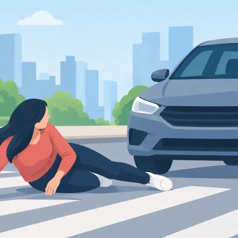 Pedestrian Hit by Car Claim After an Accident