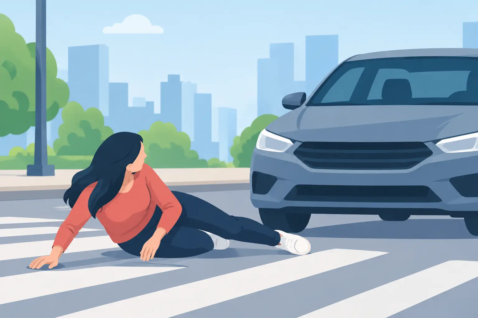 Pedestrian Hit by Car Claim After an Accident